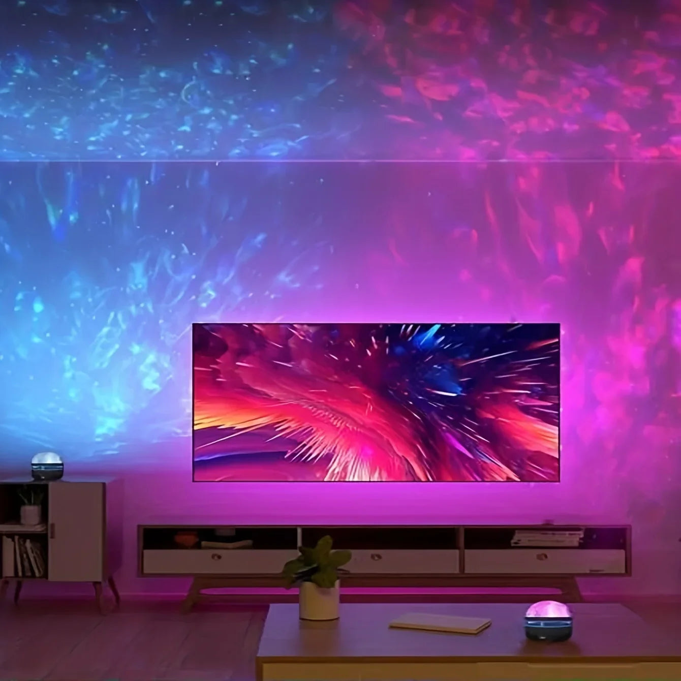 Projetor LED Oceano e Estrelas