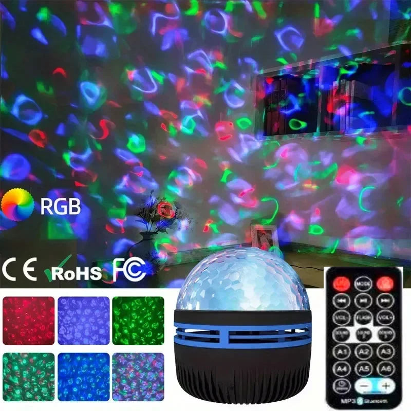 Projetor LED Oceano e Estrelas