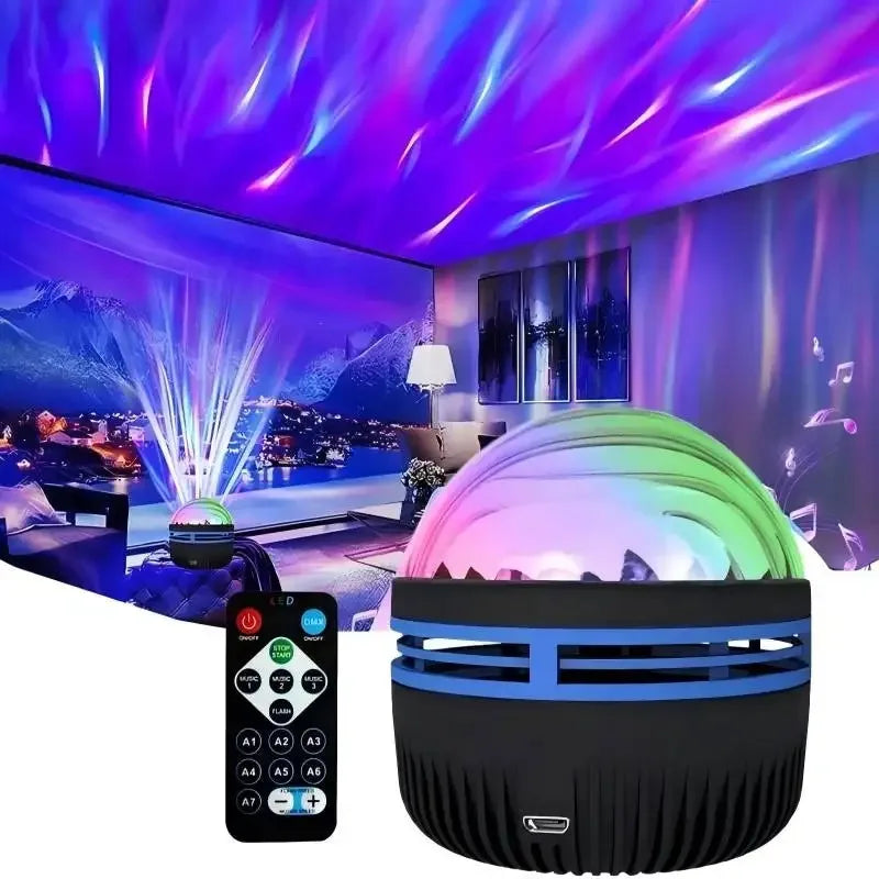 Projetor LED Oceano e Estrelas