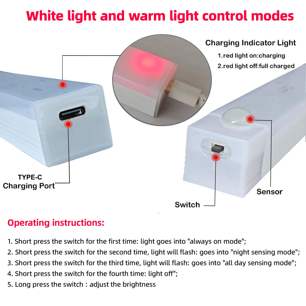 Luz LED com Sensor de Movimento