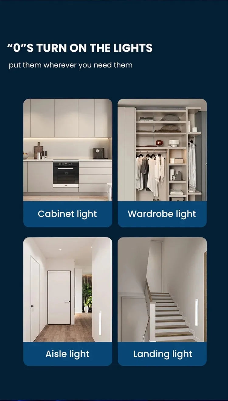 Luz LED com Sensor de Movimento
