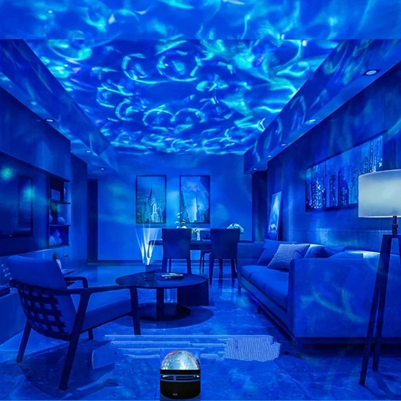 Projetor LED Oceano e Estrelas