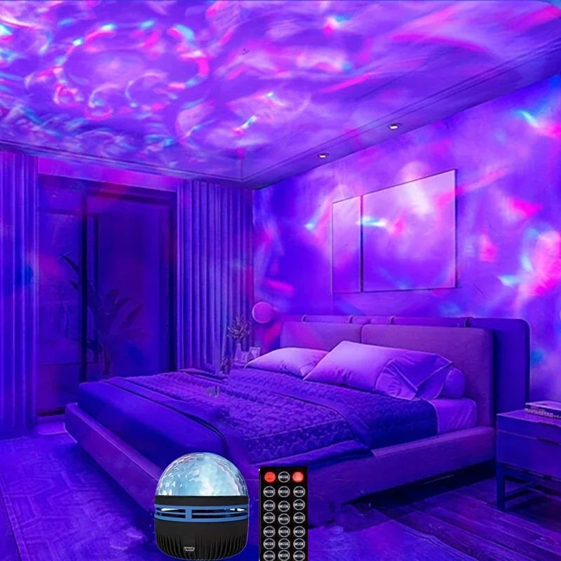 Projetor LED Oceano e Estrelas