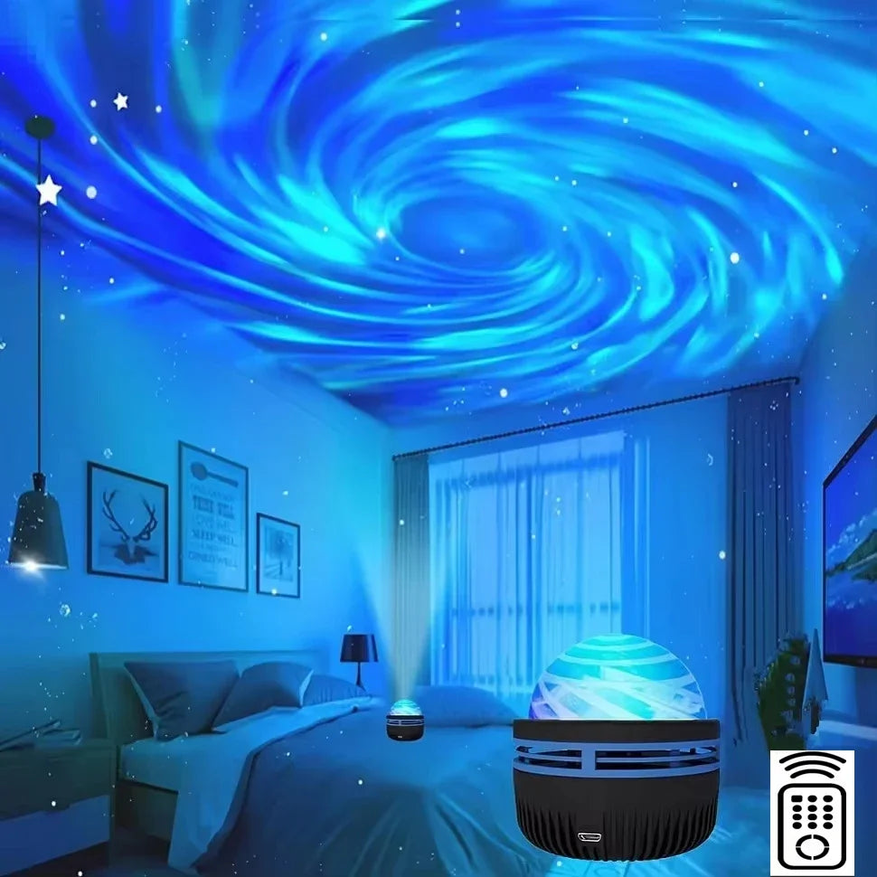 Projetor LED Oceano e Estrelas